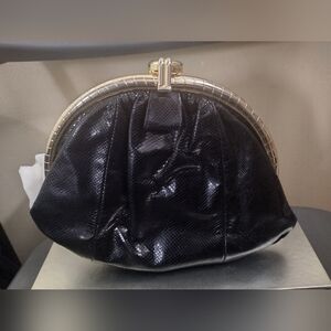 Susan Gail Black Clutch Bag